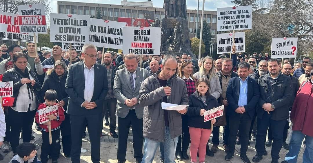 UMPA MADURLARI BANSIN AIKLAMASI YAPTI HAKLARINI ALAMAYANLAR SESN DUYURMAYA ALIIYOR!!!